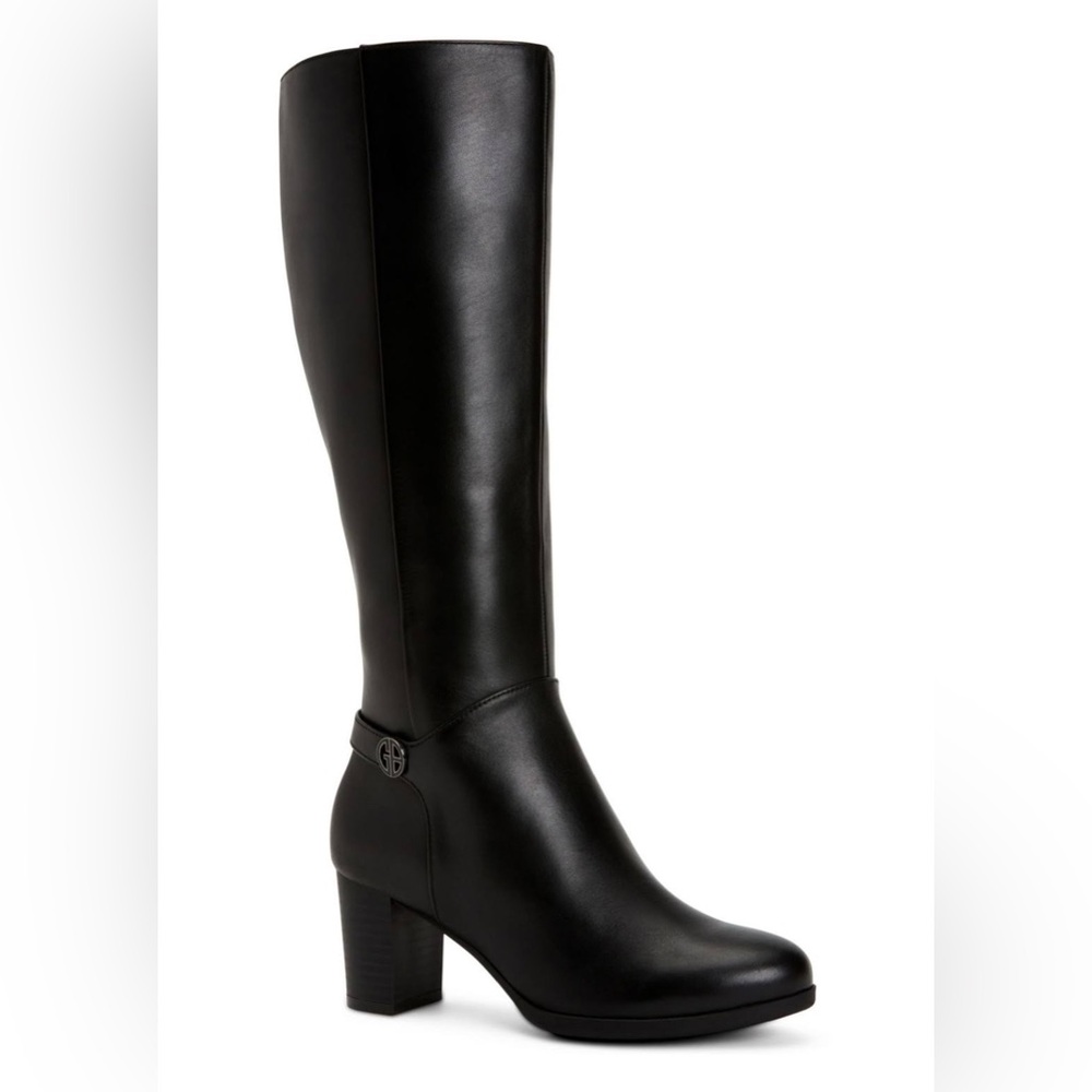 Gianni Bernini Adonnys Knee High Boot in Black - Size 9 (NWOB)